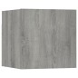 vidaXL 8-tlg. TV-Schrank-Set Grau Sonoma Holzwerkstoff vidaXL 8-tlg. TV-Schrank-Set Grau Sonoma Holzwerkstoff