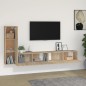 vidaXL 3-tlg. TV-Schrank-Set Sonoma-Eiche Holzwerkstoff vidaXL 3-tlg. TV-Schrank-Set Sonoma-Eiche Holzwerkstoff