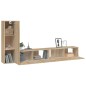 vidaXL 3-tlg. TV-Schrank-Set Sonoma-Eiche Holzwerkstoff vidaXL 3-tlg. TV-Schrank-Set Sonoma-Eiche Holzwerkstoff