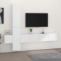 vidaXL 5-tlg. TV-Schrank-Set Weiß Holzwerkstoff vidaXL 5-tlg. TV-Schrank-Set Weiß Holzwerkstoff