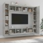 vidaXL 8-tlg. TV-Schrank-Set Betongrau Holzwerkstoff vidaXL 8-tlg. TV-Schrank-Set Betongrau Holzwerkstoff