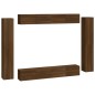 vidaXL 8-tlg. TV-Schrank-Set Braun Eichen-Optik Holzwerkstoff vidaXL 8-tlg. TV-Schrank-Set Braun Eichen-Optik Holzwerkstoff
