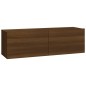 vidaXL 8-tlg. TV-Schrank-Set Braun Eichen-Optik Holzwerkstoff vidaXL 8-tlg. TV-Schrank-Set Braun Eichen-Optik Holzwerkstoff