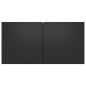 vidaXL 4-tlg. TV-Schrank-Set Schwarz Holzwerkstoff vidaXL 4-tlg. TV-Schrank-Set Schwarz Holzwerkstoff