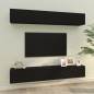 vidaXL TV-Wandschränke 4 Stk. Schwarz 100x30x30 cm vidaXL TV-Wandschränke 4 Stk. Schwarz 100x30x30 cm