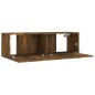 vidaXL 8-tlg. TV-Schrank-Set Räuchereiche Holzwerkstoff vidaXL 8-tlg. TV-Schrank-Set Räuchereiche Holzwerkstoff