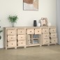 vidaXL Sideboard 230x35x80 cm Massivholz Kiefer vidaXL Sideboard 230x35x80 cm Massivholz Kiefer