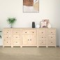 vidaXL Sideboard 230x35x80 cm Massivholz Kiefer vidaXL Sideboard 230x35x80 cm Massivholz Kiefer
