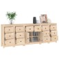 vidaXL Sideboard 230x35x80 cm Massivholz Kiefer vidaXL Sideboard 230x35x80 cm Massivholz Kiefer