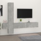 vidaXL 5-tlg. TV-Schrank-Set Betongrau Holzwerkstoff vidaXL 5-tlg. TV-Schrank-Set Betongrau Holzwerkstoff