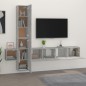 vidaXL 5-tlg. TV-Schrank-Set Betongrau Holzwerkstoff vidaXL 5-tlg. TV-Schrank-Set Betongrau Holzwerkstoff