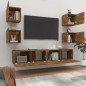 vidaXL 6-tlg. TV-Schrank-Set Räuchereiche Holzwerkstoff vidaXL 6-tlg. TV-Schrank-Set Räuchereiche Holzwerkstoff
