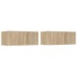vidaXL 4-tlg. TV-Schrank-Set Sonoma-Eiche Holzwerkstoff vidaXL 4-tlg. TV-Schrank-Set Sonoma-Eiche Holzwerkstoff