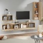 vidaXL 4-tlg. TV-Schrank-Set Sonoma-Eiche Holzwerkstoff vidaXL 4-tlg. TV-Schrank-Set Sonoma-Eiche Holzwerkstoff