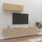 vidaXL 3-tlg. TV-Schrank-Set Sonoma-Eiche Holzwerkstoff vidaXL 3-tlg. TV-Schrank-Set Sonoma-Eiche Holzwerkstoff