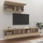 vidaXL 3-tlg. TV-Schrank-Set Sonoma-Eiche Holzwerkstoff vidaXL 3-tlg. TV-Schrank-Set Sonoma-Eiche Holzwerkstoff