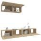 vidaXL 3-tlg. TV-Schrank-Set Sonoma-Eiche Holzwerkstoff vidaXL 3-tlg. TV-Schrank-Set Sonoma-Eiche Holzwerkstoff
