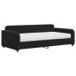 vidaXL Tagesbett mit Matratze Schwarz 100x200 cm Samt vidaXL Tagesbett mit Matratze Schwarz 100x200 cm Samt