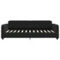 vidaXL Tagesbett mit Matratze Schwarz 100x200 cm Samt vidaXL Tagesbett mit Matratze Schwarz 100x200 cm Samt