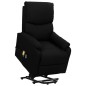 Massagesessel mit Aufstehhilfe Schwarz Stoff Massagesessel mit Aufstehhilfe Schwarz Stoff