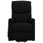 Massagesessel mit Aufstehhilfe Schwarz Stoff Massagesessel mit Aufstehhilfe Schwarz Stoff