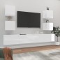 vidaXL 6-tlg. TV-Schrank-Set Hochglanz-Weiß Holzwerkstoff vidaXL 6-tlg. TV-Schrank-Set Hochglanz-Weiß Holzwerkstoff