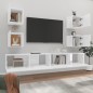 vidaXL 6-tlg. TV-Schrank-Set Hochglanz-Weiß Holzwerkstoff vidaXL 6-tlg. TV-Schrank-Set Hochglanz-Weiß Holzwerkstoff