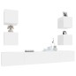 vidaXL 6-tlg. TV-Schrank-Set Hochglanz-Weiß Holzwerkstoff vidaXL 6-tlg. TV-Schrank-Set Hochglanz-Weiß Holzwerkstoff