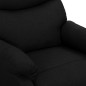 Massagesessel mit Aufstehhilfe Schwarz Stoff Massagesessel mit Aufstehhilfe Schwarz Stoff