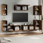 vidaXL 7-tlg. TV-Schrank-Set Braun Eichen-Optik Holzwerkstoff vidaXL 7-tlg. TV-Schrank-Set Braun Eichen-Optik Holzwerkstoff