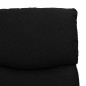 Massagesessel mit Aufstehhilfe Schwarz Stoff Massagesessel mit Aufstehhilfe Schwarz Stoff