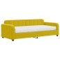 vidaXL Tagesbett mit Matratze Gelb 90x200 cm Samt vidaXL Tagesbett mit Matratze Gelb 90x200 cm Samt