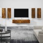 vidaXL 6-tlg. TV-Schrank-Set Räuchereiche Holzwerkstoff vidaXL 6-tlg. TV-Schrank-Set Räuchereiche Holzwerkstoff
