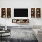 vidaXL 6-tlg. TV-Schrank-Set Räuchereiche Holzwerkstoff vidaXL 6-tlg. TV-Schrank-Set Räuchereiche Holzwerkstoff