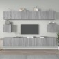 vidaXL 6-tlg. TV-Schrank-Set Grau Sonoma Holzwerkstoff vidaXL 6-tlg. TV-Schrank-Set Grau Sonoma Holzwerkstoff