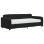 vidaXL Tagesbett mit Matratze Schwarz 90x190 cm Samt vidaXL Tagesbett mit Matratze Schwarz 90x190 cm Samt