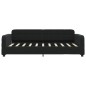 vidaXL Tagesbett mit Matratze Schwarz 90x190 cm Samt vidaXL Tagesbett mit Matratze Schwarz 90x190 cm Samt