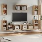 vidaXL 7-tlg. TV-Schrank-Set Sonoma-Eiche Holzwerkstoff vidaXL 7-tlg. TV-Schrank-Set Sonoma-Eiche Holzwerkstoff