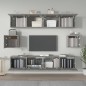 vidaXL 6-tlg. TV-Schrank-Set Betongrau Holzwerkstoff vidaXL 6-tlg. TV-Schrank-Set Betongrau Holzwerkstoff