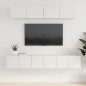 vidaXL 5-tlg. TV-Schrank-Set Weiß Holzwerkstoff vidaXL 5-tlg. TV-Schrank-Set Weiß Holzwerkstoff