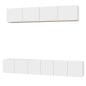 vidaXL 5-tlg. TV-Schrank-Set Weiß Holzwerkstoff vidaXL 5-tlg. TV-Schrank-Set Weiß Holzwerkstoff