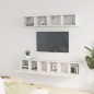 vidaXL 5-tlg. TV-Schrank-Set Weiß Holzwerkstoff vidaXL 5-tlg. TV-Schrank-Set Weiß Holzwerkstoff