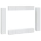vidaXL 8-tlg. TV-Schrank-Set Hochglanz-Weiß Holzwerkstoff vidaXL 8-tlg. TV-Schrank-Set Hochglanz-Weiß Holzwerkstoff