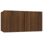 vidaXL 5-tlg. TV-Schrank-Set Braun Eichen-Optik Holzwerkstoff vidaXL 5-tlg. TV-Schrank-Set Braun Eichen-Optik Holzwerkstoff