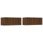vidaXL 5-tlg. TV-Schrank-Set Braun Eichen-Optik Holzwerkstoff vidaXL 5-tlg. TV-Schrank-Set Braun Eichen-Optik Holzwerkstoff