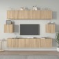 vidaXL 6-tlg. TV-Schrank-Set Sonoma-Eiche Holzwerkstoff vidaXL 6-tlg. TV-Schrank-Set Sonoma-Eiche Holzwerkstoff