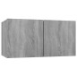 vidaXL 8-tlg. TV-Schrank-Set Grau Sonoma Holzwerkstoff vidaXL 8-tlg. TV-Schrank-Set Grau Sonoma Holzwerkstoff