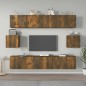 vidaXL 6-tlg. TV-Schrank-Set Räuchereiche Holzwerkstoff vidaXL 6-tlg. TV-Schrank-Set Räuchereiche Holzwerkstoff