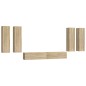 vidaXL 6-tlg. TV-Schrank-Set Sonoma-Eiche Holzwerkstoff vidaXL 6-tlg. TV-Schrank-Set Sonoma-Eiche Holzwerkstoff