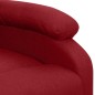 Massagesessel mit Aufstehhilfe Weinrot Stoff Massagesessel mit Aufstehhilfe Weinrot Stoff